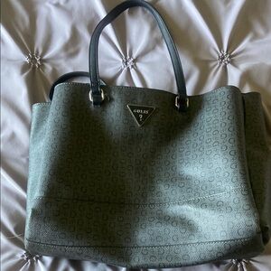 GUESS Gray Tote Bag